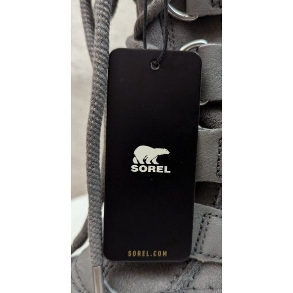 Sorel Women's Joan of Arctic sz 6.5 Snow Boots Quarry black - Picture 7 of 7